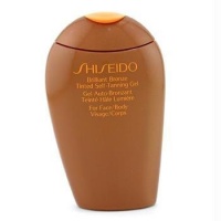Shiseido Brilliant Bronze Tinted Self-Tanning Cream for Unisex, Medium Tan, 2.5 Ounce