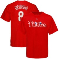 MLB Shane Victorino Philadelphia Phillies Short Sleeve Basic Tee MLB Shane Victorino Philadelphia Phillies Short Sleeve Basic Tee