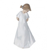 Nao So Shy Porcelain Figurine Nao So Shy Porcelain Figurine
