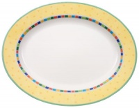Villeroy & Boch Twist Alea Limone 16-1/2-Inch Oval Platter Villeroy & Boch Twist Alea Limone 16-1/2-Inch Oval Platter