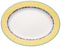 Villeroy & Boch Twist Alea Limone 16-1/2-Inch Oval Platter