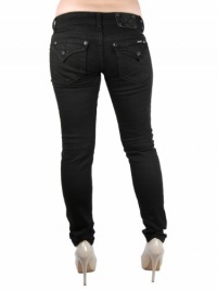 Miss Me Jeans Rhinestone Rivet Skinny In BLK01 Miss Me Jeans Rhinestone Rivet Skinny In BLK01