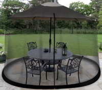 Garden Creations JB5678 Outdoor 9-Foot Umbrella Table Screen, Black Garden Creations JB5678 Outdoor 9-Foot Umbrella Table Screen, Black