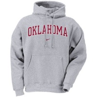 Nike Oklahoma Sooners Ash Classic College Pullover Hoody Sweatshirt (X-Large) Nike Oklahoma Sooners Ash Classic College Pullover Hoody Sweatshirt (X-Large)