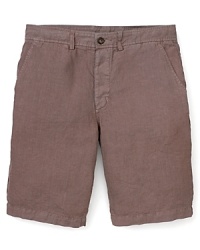 Vince Linen Patch Pocket Shorts