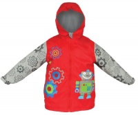 Stephen Joseph Boys 2-7 Boy's Rain Coat, Robot, 4T