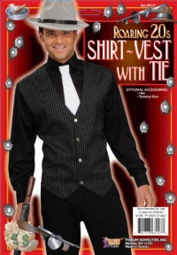Men's Gangster Shirt, Vest And Tie Men's Gangster Shirt, Vest And Tie