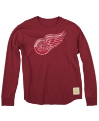 Go big or go home. Rep your Wings with pride (and stay warm in the rink) with this waffle-knit thermal t shirt from Reebok. Go big or go home. Rep your Wings with pride (and stay warm in the rink) with this waffle-knit thermal t shirt from Reebok.
