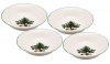 Nikko Happy Holidays 5-1/2-Inch Fruit Bowl, Set of 4