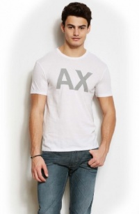 Armani Exchange Mens Straight Up A|X Tee Armani Exchange Mens Straight Up A|X Tee