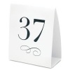 Table Number Tent Style Card - Numbers 1-12 (Set of 1)