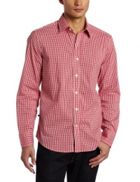 Victorinox Men's Erstfeld Gingham Check Sport Shirt, VX Red, Medium Victorinox Men's Erstfeld Gingham Check Sport Shirt, VX Red, Medium