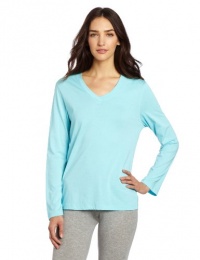 Hue Sleepwear Women's Long Sleeve V-Neck Sleep Tee