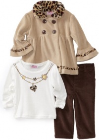 Young Hearts Baby-Girls Infant Leopard Fleece Set Young Hearts Baby-Girls Infant Leopard Fleece Set