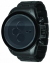 Vestal Men's ZR3011 ZR-3 Minimalist Oversized Matte Black Chronograph Watch