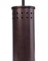 Taymor Coated Oil Rubbed Bronze Tall Toilet Bowl Plunger with Lid