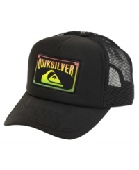 From the beach to the streets, this Quiksilver trucker hat is the ultimate casual topper. From the beach to the streets, this Quiksilver trucker hat is the ultimate casual topper.