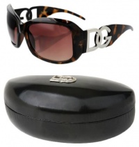 DG Eyewear Tortoise Brown Frame Sunglasses 37163 and 1 Black DG Hard Case For Sunglasses and Free Microfiber Bag DG Eyewear Tortoise Brown Frame Sunglasses 37163 and 1 Black DG Hard Case For Sunglasses and Free Microfiber Bag