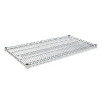 Alera SW584824SR - Industrial Wire Shelving Extra Wire Shelves, 48w x 24d, Silver, 2 Shelves/Carton Alera SW584824SR - Industrial Wire Shelving Extra Wire Shelves, 48w x 24d, Silver, 2 Shelves/Carton