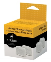 Get your morning blend down to an exact science. By keeping your water filters fresh, your coffee will be even brighter and bolder. Make beverages even better with this pack of 2 filters. Get your morning blend down to an exact science. By keeping your water filters fresh, your coffee will be even brighter and bolder. Make beverages even better with this pack of 2 filters.