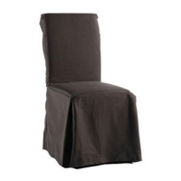 Sure Fit 107925236_COFE Twill Supreme Dining Room Full Chair Cover, Coffee Sure Fit 107925236_COFE Twill Supreme Dining Room Full Chair Cover, Coffee