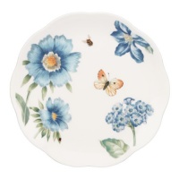 Lenox Butterfly Meadow Assorted Blue Dessert Plates, Set of 4 Lenox Butterfly Meadow Assorted Blue Dessert Plates, Set of 4