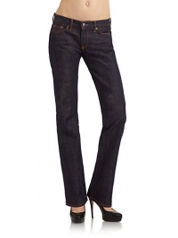 THE LOOKButton closureBelt loopsZip flyFive-pocket designEasy fit through legsTHE FITInseam, about 32Rise, about 8THE MATERIALCottonCARE & ORIGINMachine washMade in USAModel shown is 5'11 (180cm) wearing US size 4. THE LOOKButton closureBelt loopsZip flyFive-pocket designEasy fit through legsTHE FITInseam, about 32Rise, about 8THE MATERIALCottonCARE & ORIGINMachine washMade in USAModel shown is 5'11 (180cm) wearing US size 4.