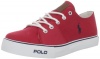 Polo Ralph Lauren Kids Cantor Lace-Up Sneaker (Toddler/Little Kid/Big Kid),Red,3 M US Little Kid