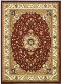 Safavieh Lyndhurst Collection LNH329C Red and Ivory Area Rug, 4-Feet by 6-Feet