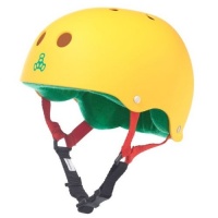 Triple 8 Brainsaver Rubber Helmet with Sweatsaver Liner Triple 8 Brainsaver Rubber Helmet with Sweatsaver Liner