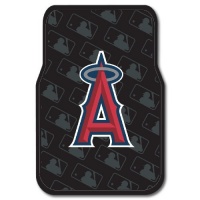 MLB Los Angeles Angels Two-Pack Front Car Floor Mat MLB Los Angeles Angels Two-Pack Front Car Floor Mat