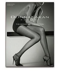 Donna Karan Hosiery The Signature Collection Sheer Satin Control Top Pantyhose, Medium, Nude
