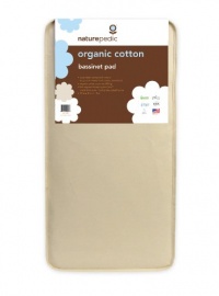 Naturepedic No Compromise Organic Cotton Bassinet Pad Naturepedic No Compromise Organic Cotton Bassinet Pad