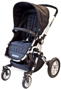 guzzie+Guss Deluxe Full Sized Stroller with Bassinette, Obsidian guzzie+Guss Deluxe Full Sized Stroller with Bassinette, Obsidian