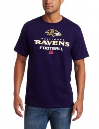 NFL Men's Baltimore Ravens Critical Victory V Short Sleeve Basic Tee NFL Men's Baltimore Ravens Critical Victory V Short Sleeve Basic Tee