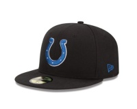 NFL Indianapolis Colts Black and Team Color 59Fifty Fitted Cap NFL Indianapolis Colts Black and Team Color 59Fifty Fitted Cap