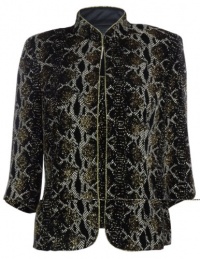 Glitter Snakeskin 2 Piece Evening Twinset Top Glitter Snakeskin 2 Piece Evening Twinset Top