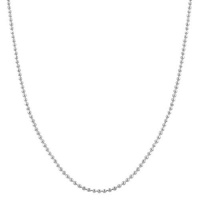 Sterling Silver 0.9-mm Diamond-cut Ball Chain Sterling Silver 0.9-mm Diamond-cut Ball Chain