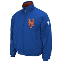 MLB New York Mets Therma Base Premier Blue Orange Long Sleeve Lightweight Full Zip Thermabase Jacket, Blue Orange MLB New York Mets Therma Base Premier Blue Orange Long Sleeve Lightweight Full Zip Thermabase Jacket, Blue Orange