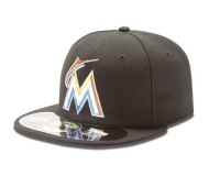 MLB Miami Marlins Authentic On Field Cap MLB Miami Marlins Authentic On Field Cap