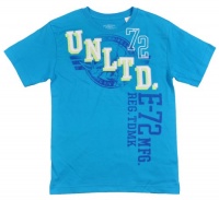 Ecko Unltd Big Boys Bright Turquoise Rhino League T-Shirt (L (14/16))