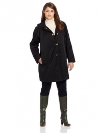 London Fog Women's Plus-Size Clarissa Clip Coat London Fog Women's Plus-Size Clarissa Clip Coat