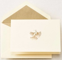 Crane Hand Engraved Ginkgo Leaf Ecruwhite Notes 15 Pack Crane Hand Engraved Ginkgo Leaf Ecruwhite Notes 15 Pack