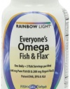 Rainbow Light Everyone's Omega Fish & Flax Oil, 60-Count Softgels