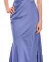 David Meister Sensuous One Shoulder Fitted Evening Gown Dress 12