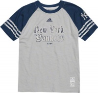 MLB Youth New York Yankees Short Sleeve Slub Knit