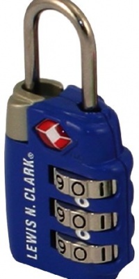 Lewis N. Clark TSA 3 Dial Combination Lock Lewis N. Clark TSA 3 Dial Combination Lock