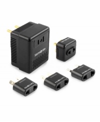Globe traveler. Add this converter kit to your favorite luggage and feel right at home wherever you travel. Including 4 country-coded adapter plugs for the top foreign destinations, this kit, which also includes replacement fuses, puts the comfort into every trip you take. Globe traveler. Add this converter kit to your favorite luggage and feel right at home wherever you travel. Including 4 country-coded adapter plugs for the top foreign destinations, this kit, which also includes replacement fuses, puts the comfort into every trip you take.