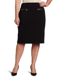 Calvin Klein Women's Plus-Size Pullon Skirt With Zip Calvin Klein Women's Plus-Size Pullon Skirt With Zip