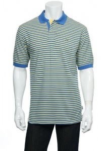 Izod (City Stripes) Blue Fore Horizontal Stripes SS Polo Shirt Izod (City Stripes) Blue Fore Horizontal Stripes SS Polo Shirt